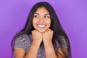 girl smiling